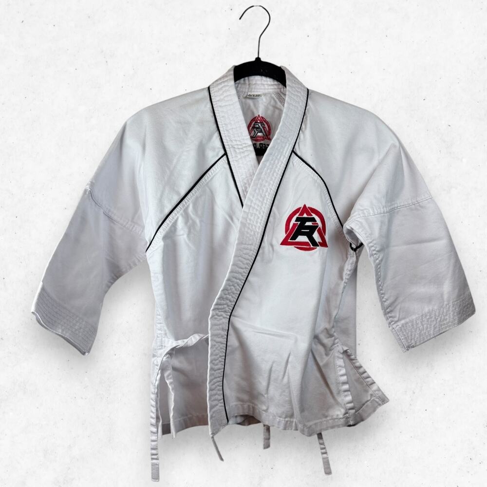 Tiger-Rock Martial Arts Kids Size 0/130 White Uniform Top Gi Taekwondo Karate